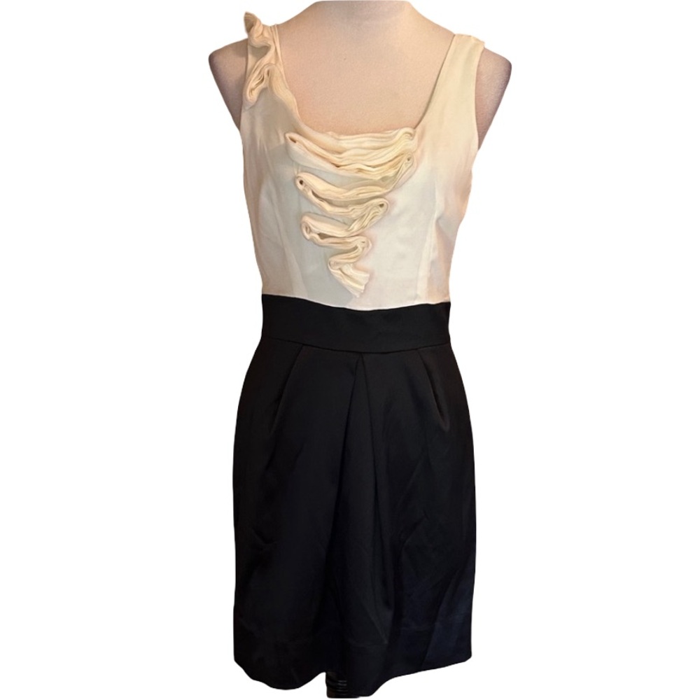 Max & Cleo Cream and Black Dress